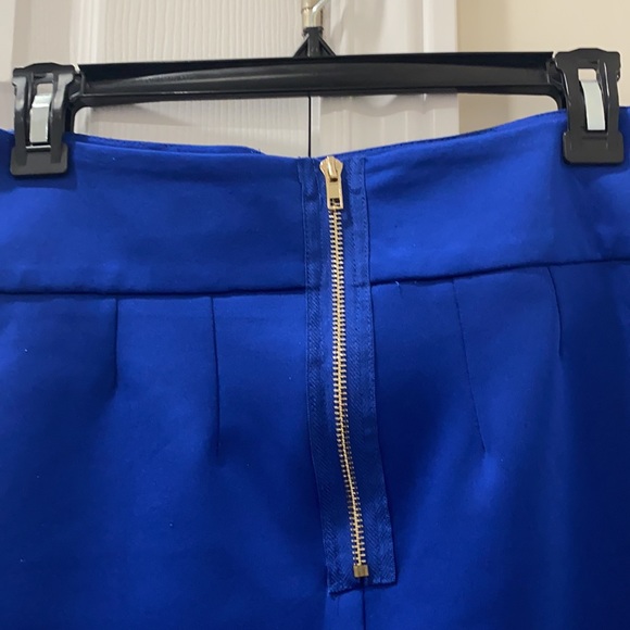 Royal blue mini skirt - Picture 3 of 3